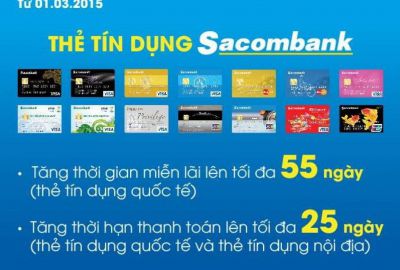 Thẻ Sacombank Visa Platinum – Ưu đãi thả ga, tận hưởng như đại gia